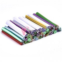 Batonase fimo pentru decor BFD001II cu Frunzulite 10 bucati